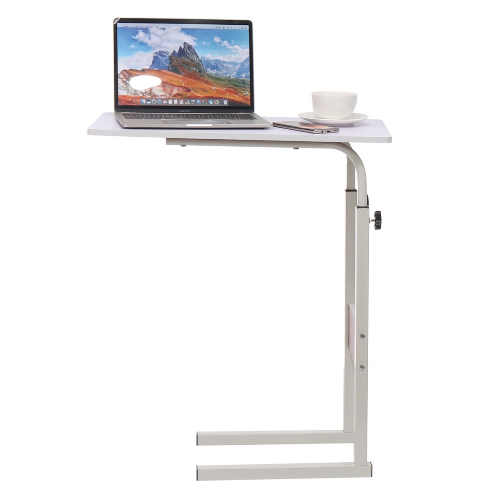 Simple Computer Laptop Desk Lazy Bed Side Desk Movable Lifting Studey Table for Home Office - Wood - Image 2