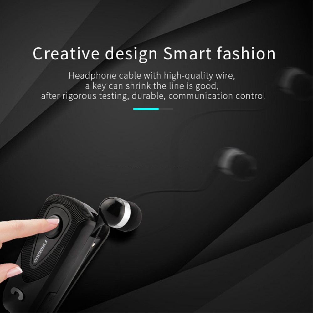 F930 Wireless Bluetooth Headset Business Telescopic Clip Lavalier Earbud - Image 4