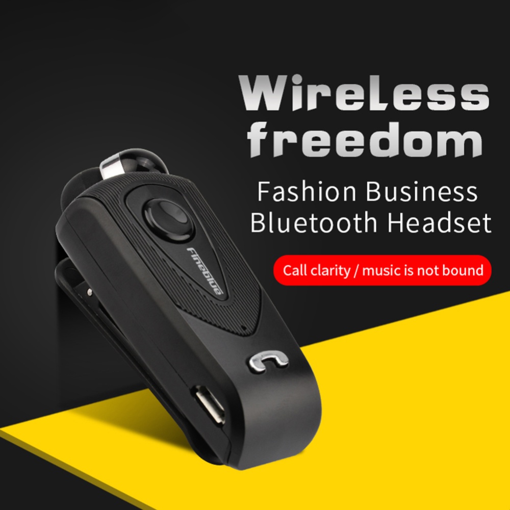 F930 Wireless Bluetooth Headset Business Telescopic Clip Lavalier Earbud - Image 2