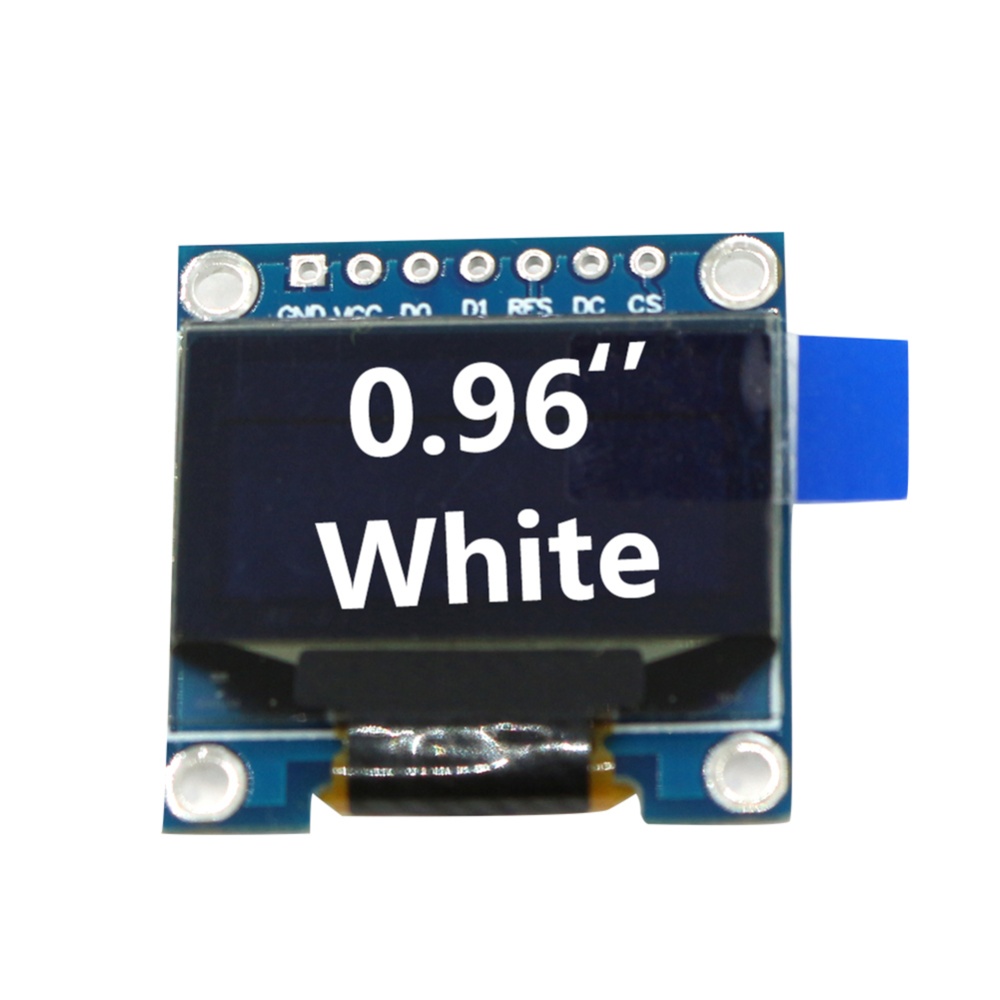 7-pin Gnd 0.96inch Oled Display 128x64 Ssd1306 Chip Spi Ultra-low Power Consumption Module White