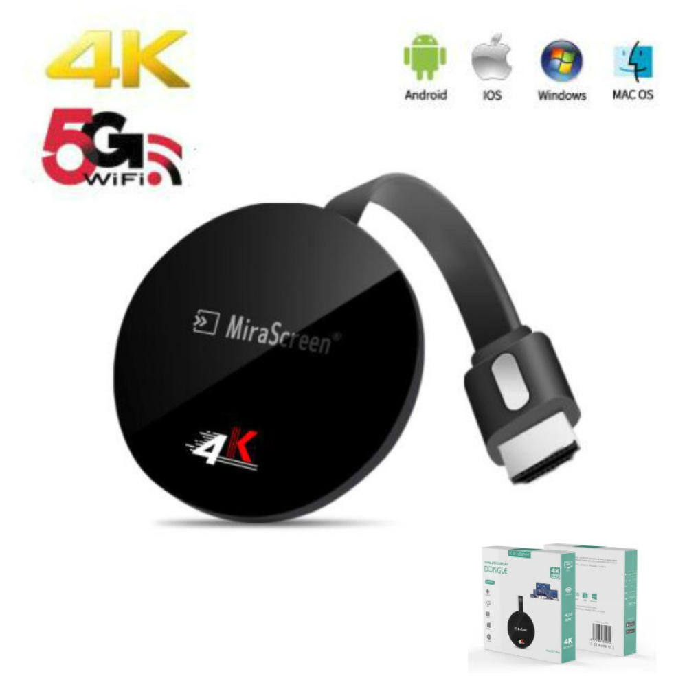 Mirascreen G7 Plus 2.4G 5G 4K Video Dongle Streamer for HD Digital TV Wireless Dongles HDMI WiFi Display Android - Image 3