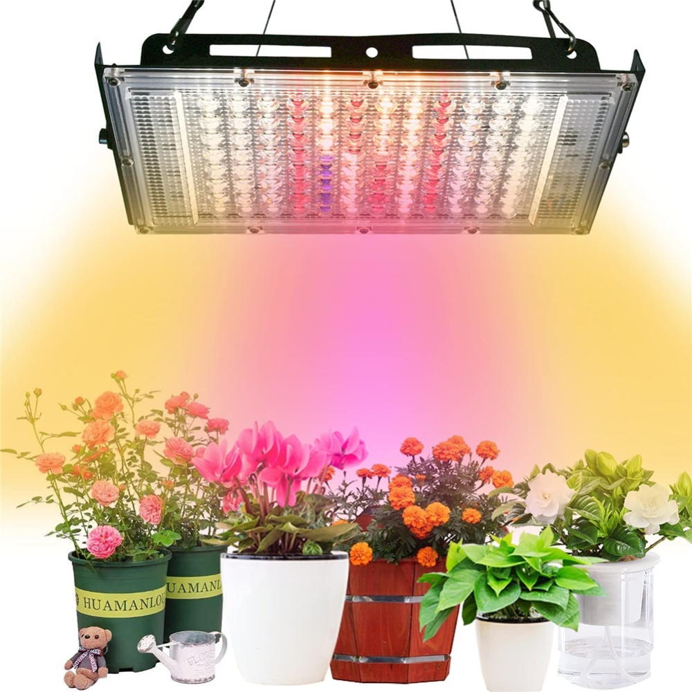 100w Led Grow Light With Plug Plant Growing Lamp Promoting Growth For Greenhouse Hydroponic Flower Seeds EU plug - Image 3