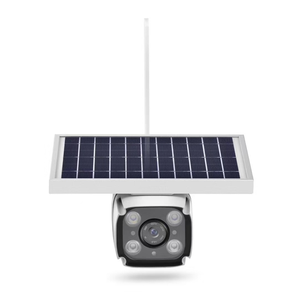 Outdoor Wireless Wifi Monitor Camera Solar Energy Battery 1080P YN88PLUS white