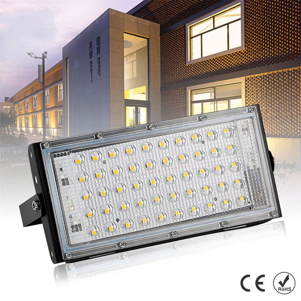 Led Floodlight 50w 220v Outdoor Waterproof Energy Conservation Yard Football Garden Light RGB colorful light - Image 3