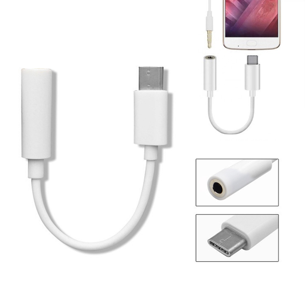 Letv Mobile Phone Audio Line 3.5mm To Type-c Usb3.1 Earphone Cable white - Image 4