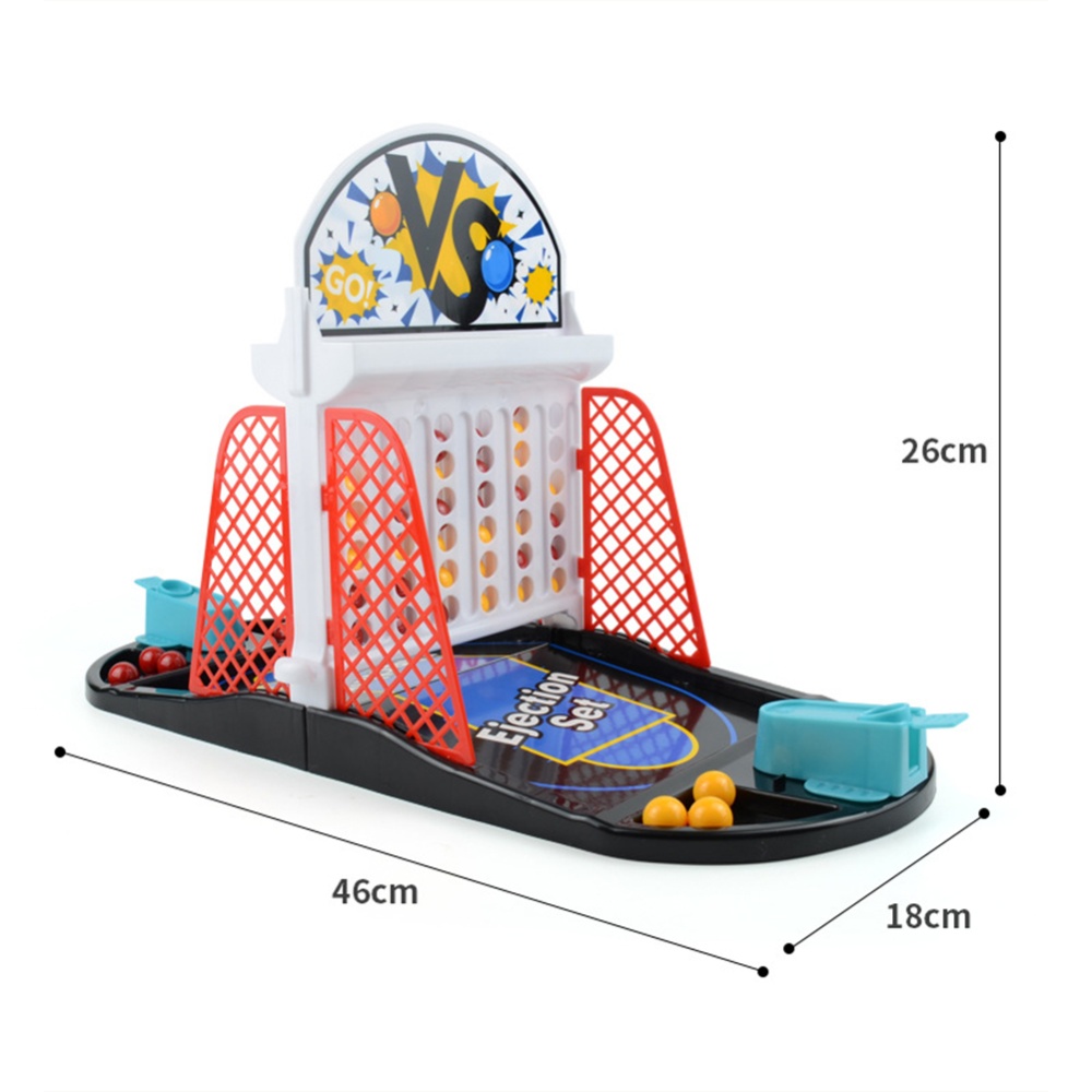 1 Box Finger Basketball Shooting Game + Chess Combination Children Double Tabletop Pinball Toy As shown - Image 2