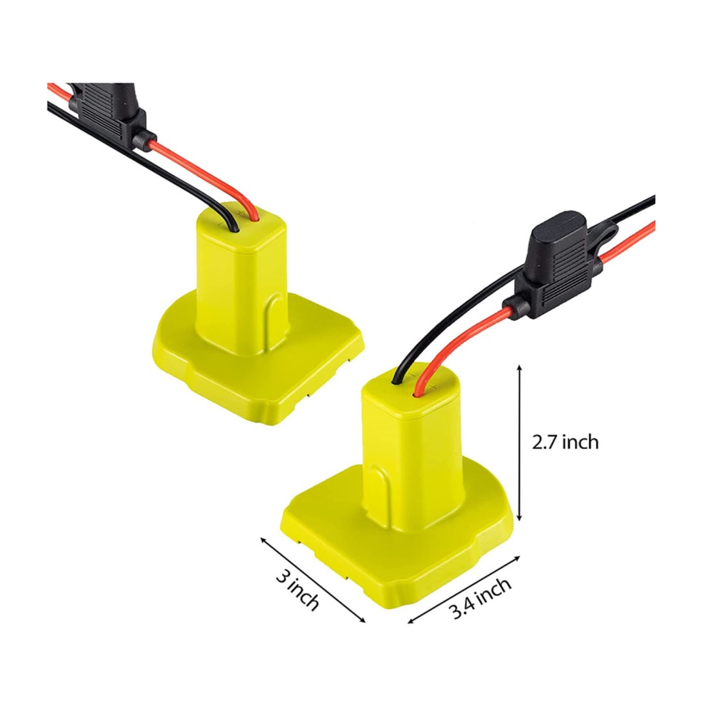 Power Wheel Adapter Compatible for Ryobi One + 18v Battery Connector - Image 3