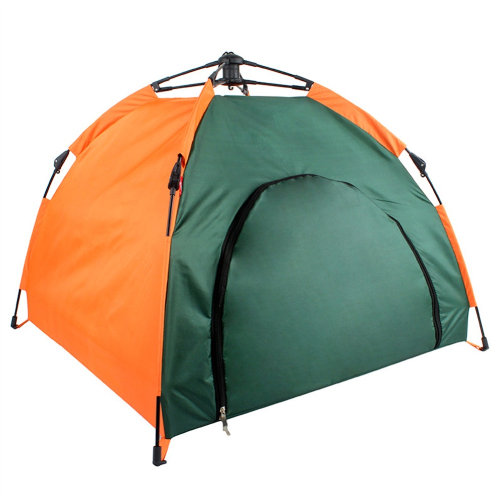 Portable Outdoor Pet Tent Rainproof Sun Shelter Home Pull Rope Type Comfortable Large Space Dog Cat House Camping Tents As shown - Image 2