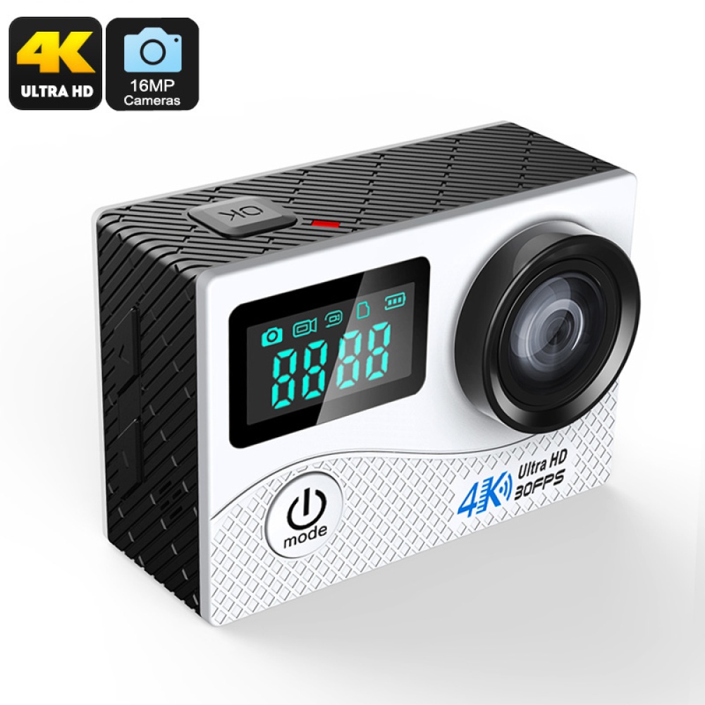 Caméra d'action sportive K2 (Argent)