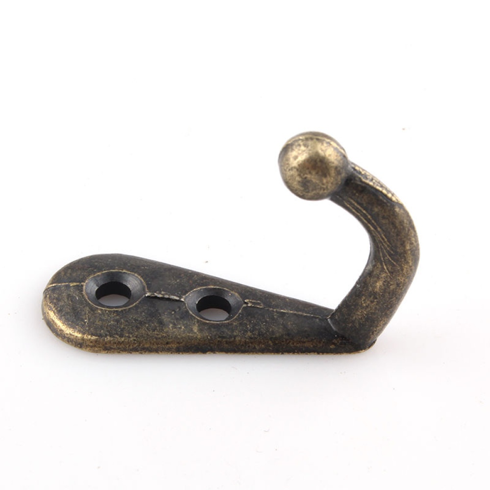 10pcs Antique Bronze Wall Hooks Hanger for Clothes Coat Hat Bags Towel Home Decor - Image 2