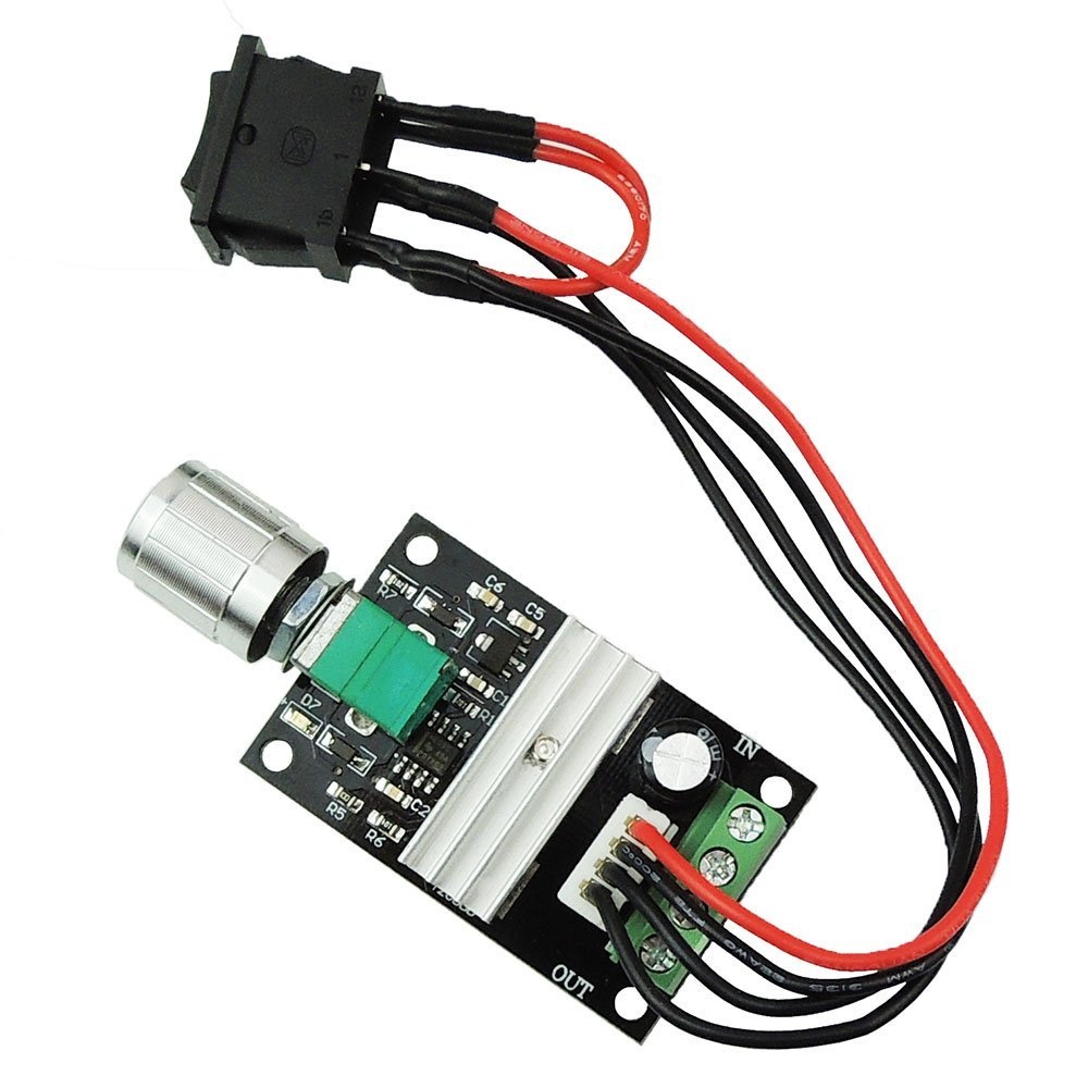 6v12v24v 3a Dc Motor Speed Controller Adjustable Reversible Switch Driver Reversing PWM - Image 2