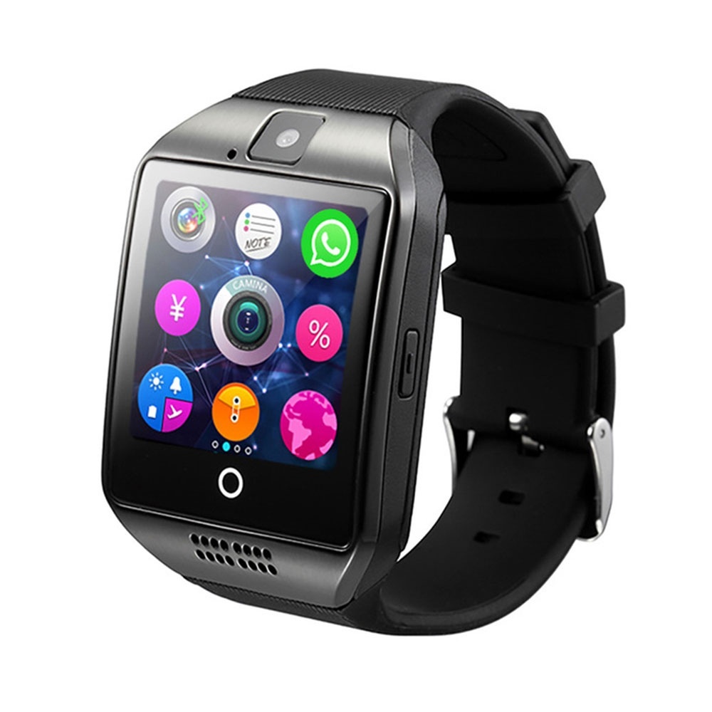 Bluetooth Touch Screen Sports Fitness Tracker Smartwatch black