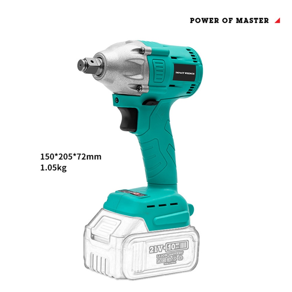 Power Impact Wrench Lithium Battery Screwdriver Socket Electric Driver with 330nm Home Tools Kit EU Plug - Image 2