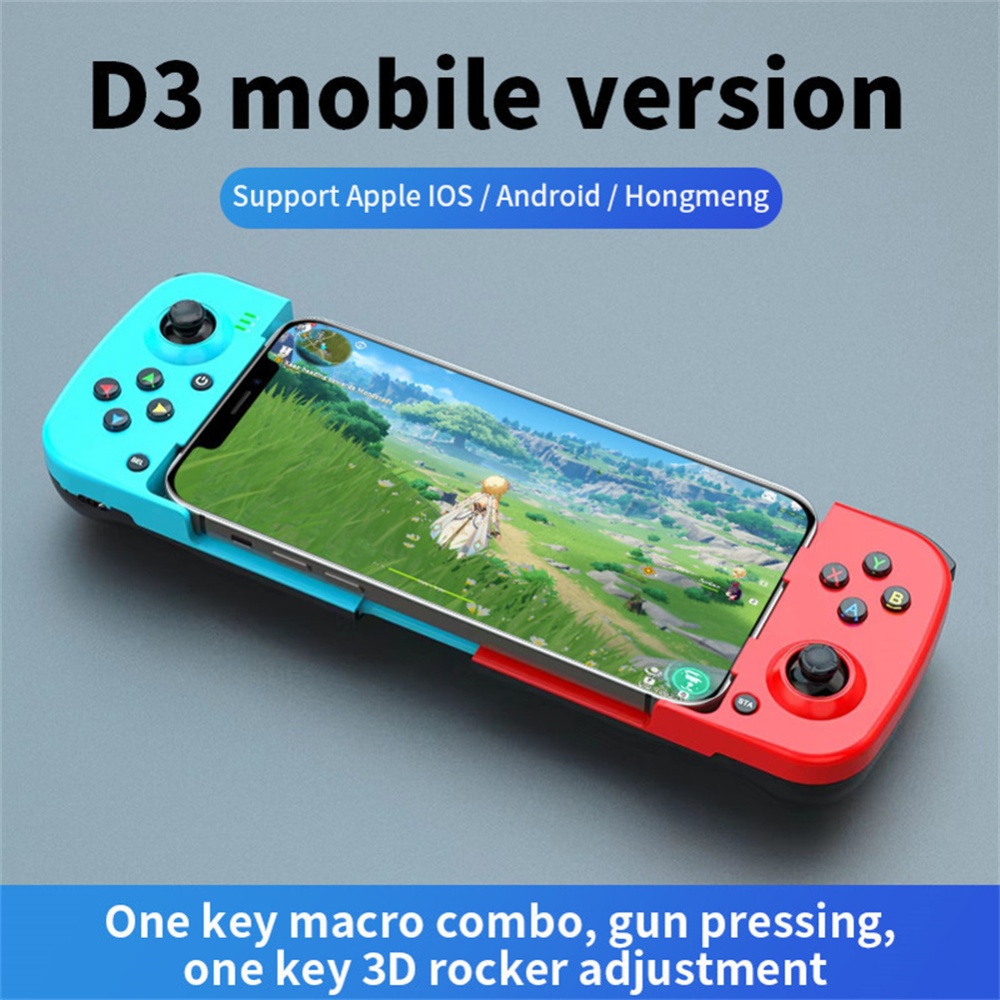 Stretch Wireless Gamepad Joystick for IOS Android Phone 3D Retractable Bluetooth