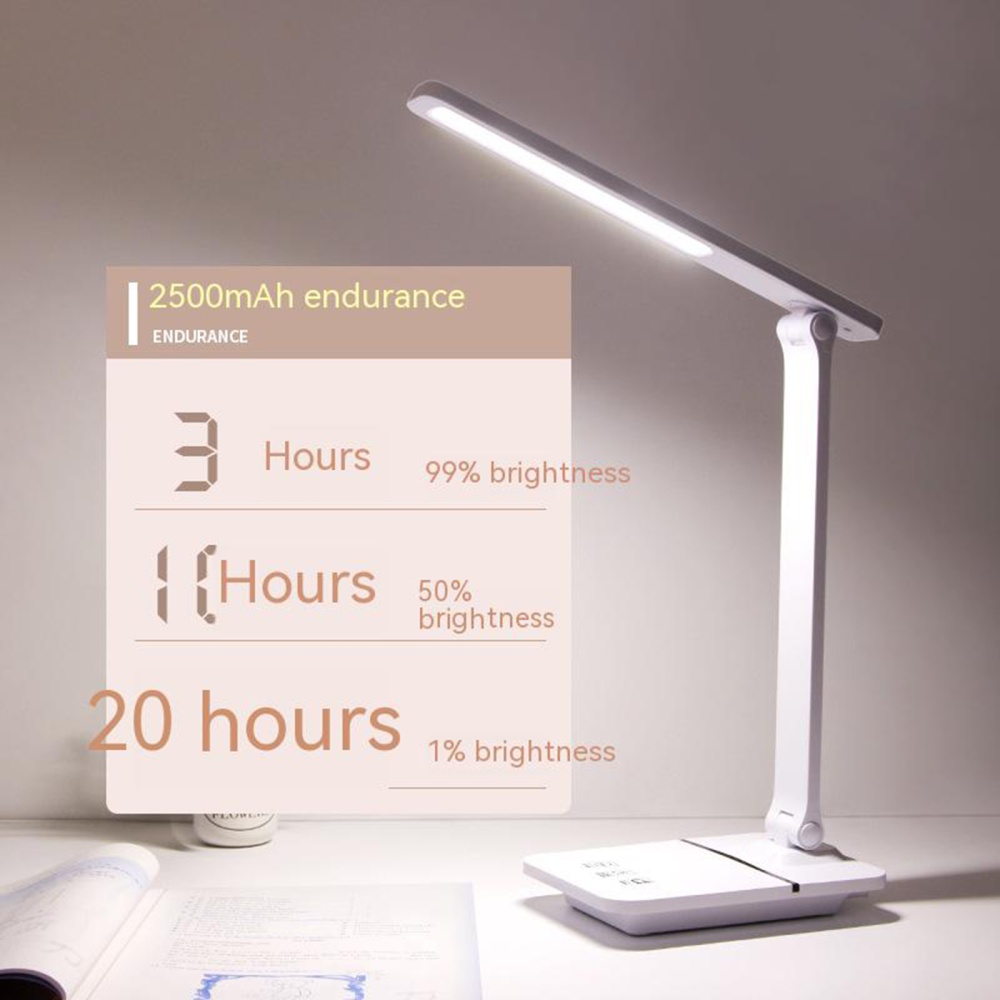 Children Led Reading Lights 390ml 3 Colors Adjustable Eye Protection Wireless Charging Desk Lamp Rechargeable - Image 2