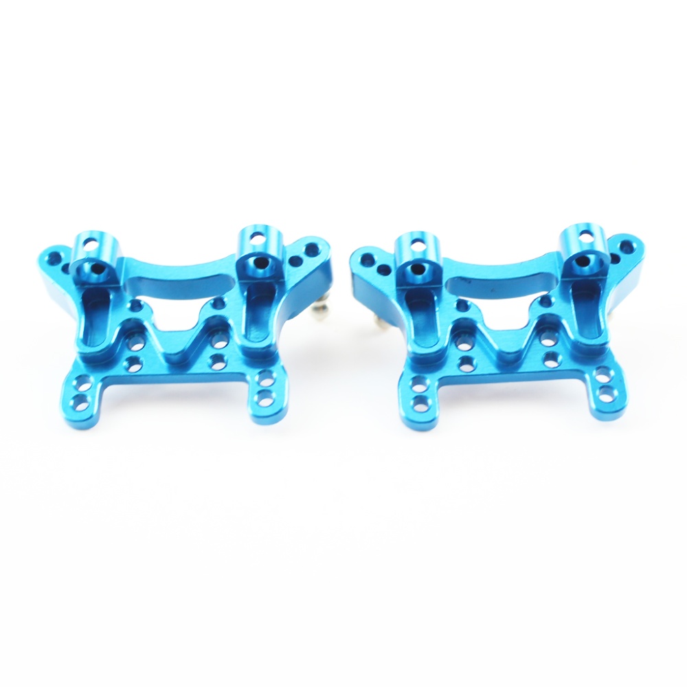 1:18 Remote Control Car Metal Upgrade Accessary A949-09 Shock Absorber Plate A959 A959-B A979-B Blue 2PCS - Image 2