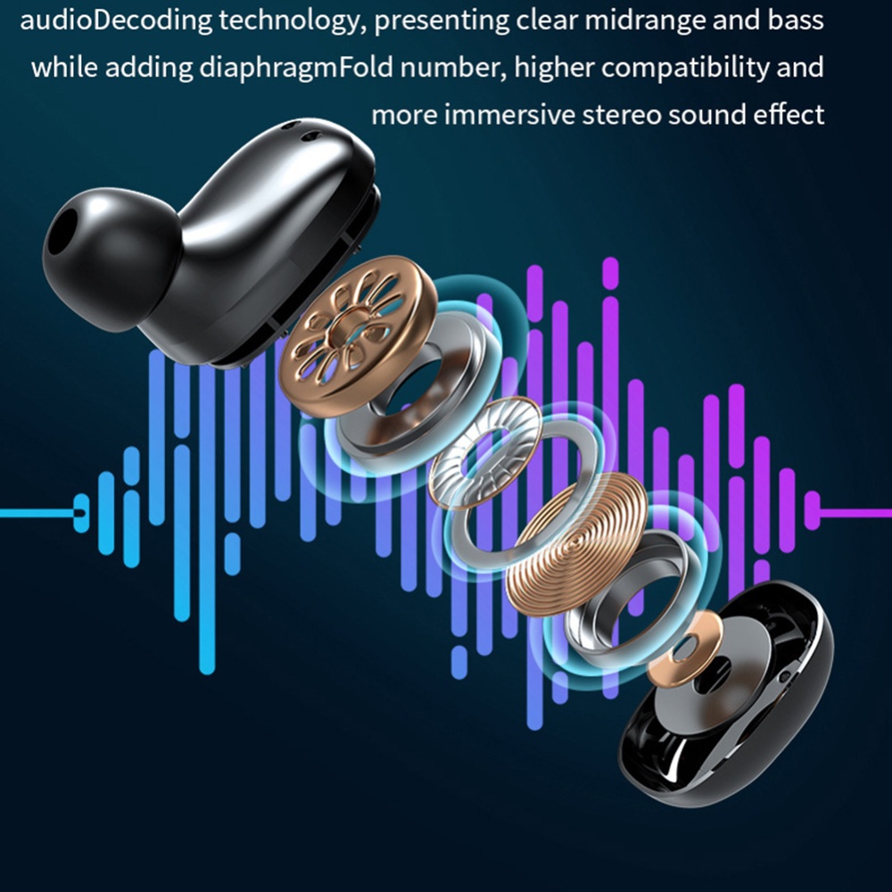 Wireless Bluetooth-compatible V5.0 Headphones 3500mah Battery Noise Reduction Tws In-ear Stereo Sports Running Mobile Phone Headset 315 stan - Image 4