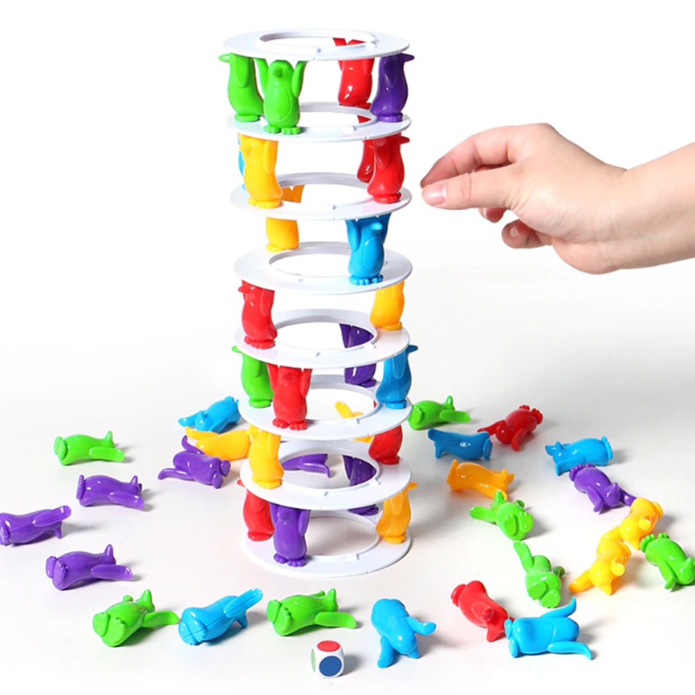 Balance Challenge Tower Stacked Intelligence Parent-child Interactive Board Game color - Image 2