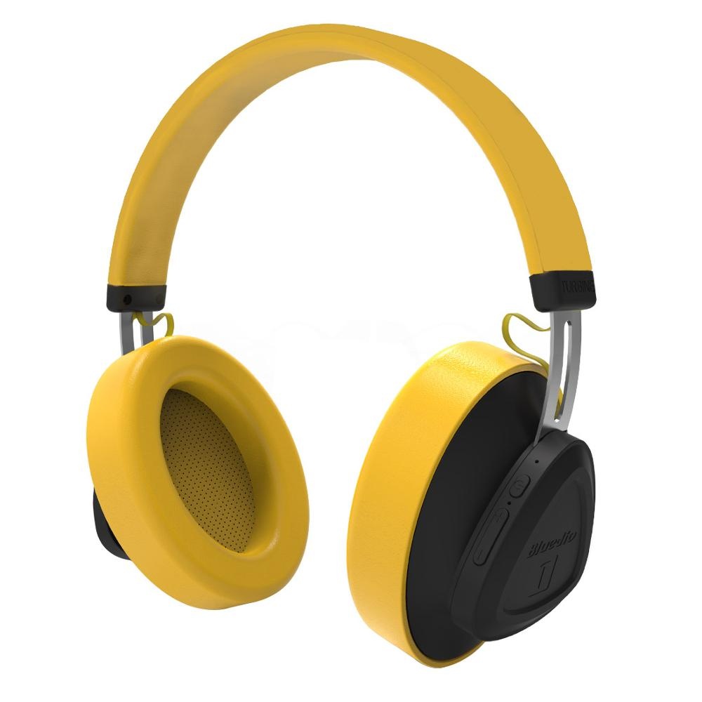 Casque sans fil Bluedio avec micro - jaune