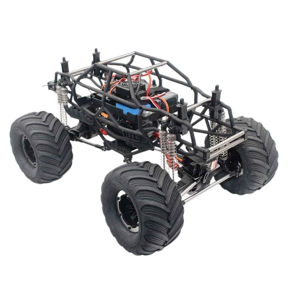 Remo Hobby 1096T 1/10 2.4G 4WD Waterproof Brushed Rc Car Off-road Rock Crawler The Truck RTR Toy black - Image 2