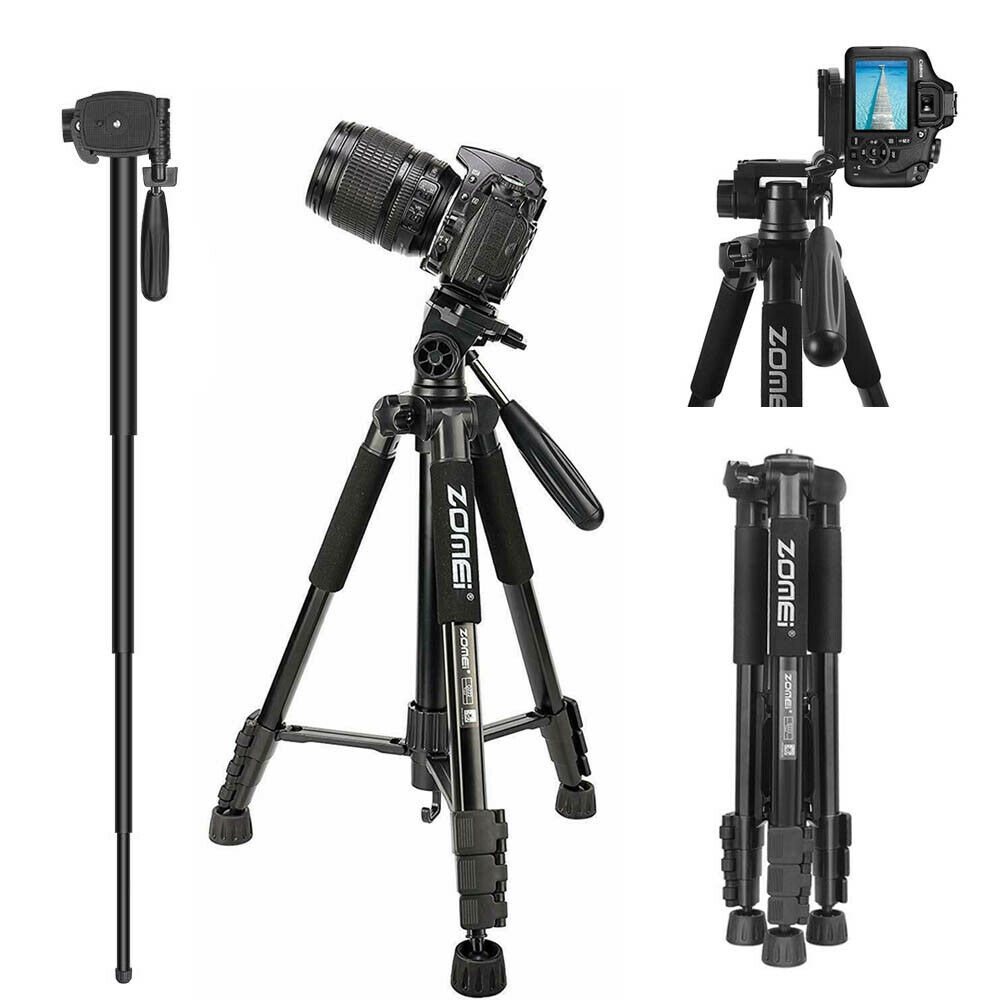 Q222 Pro Portable Camera Tripod Monopod Head - Image 3