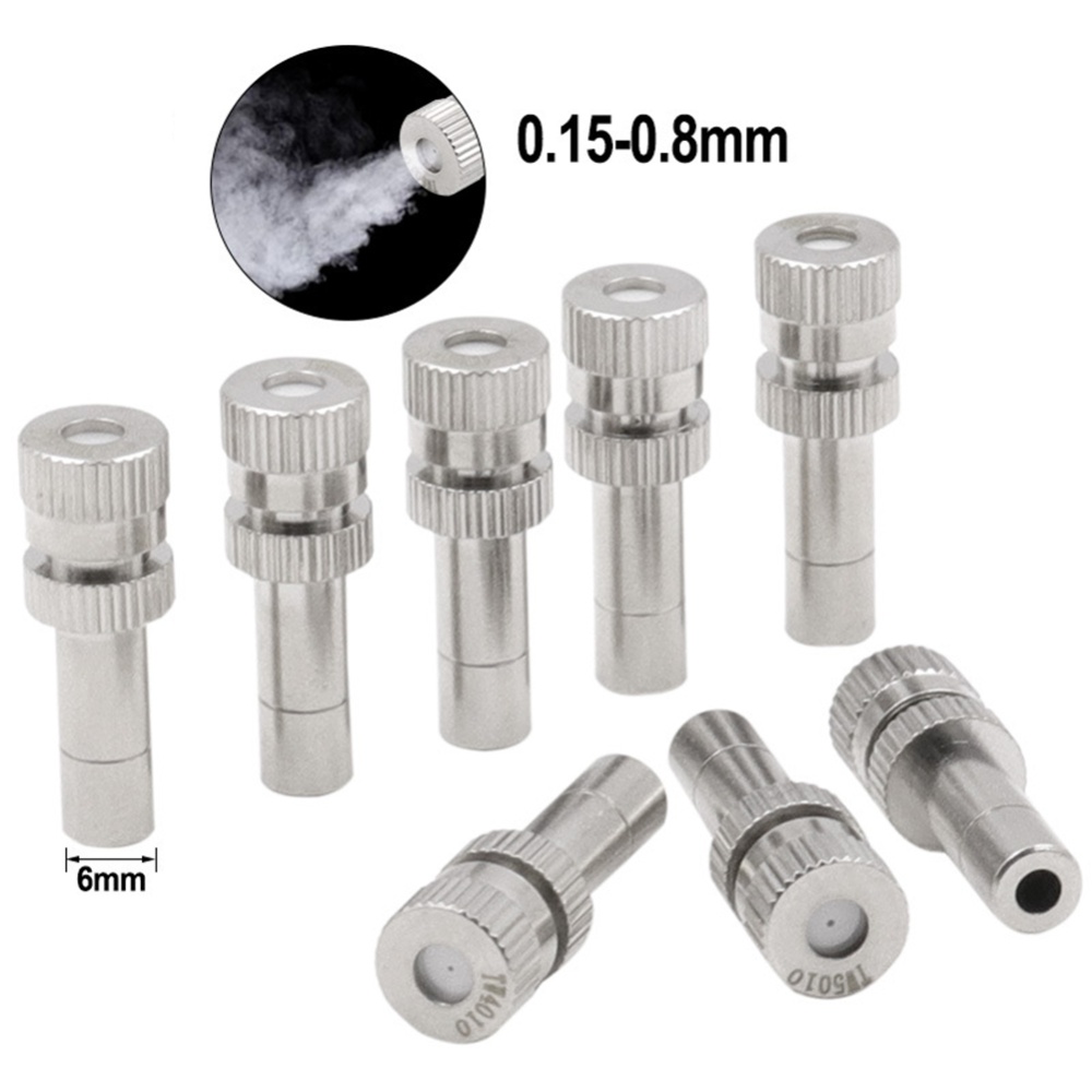 6mm Connectors Low Pressure Fogging Nozzle Water Spray Humidification Dust Removal Cooling 0.2mm - Image 3