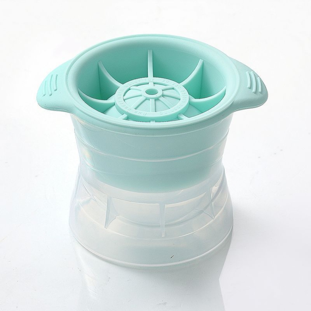 Silicone Round Ice Ball Mold Whiskey Maker Household Bar Accessories Mint Green - Image 2