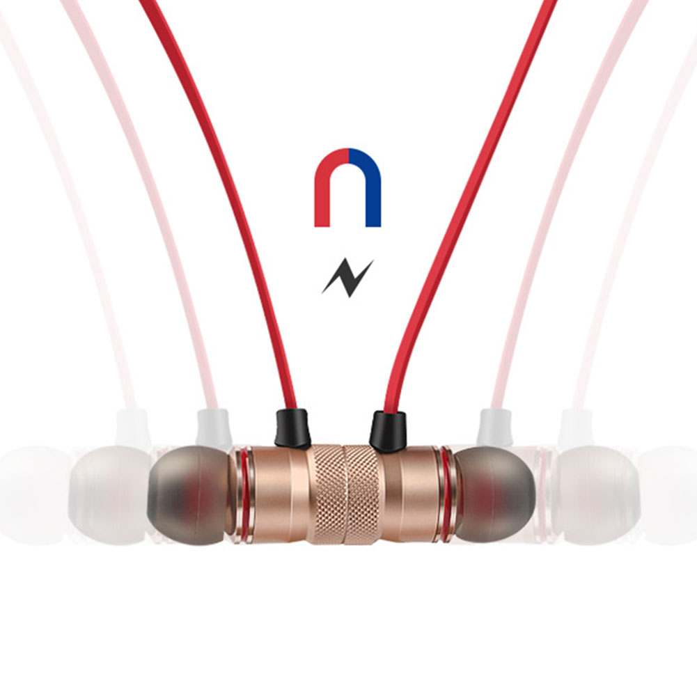 Écouteur Bluetooth sans fil magnétique - Or - Image 2