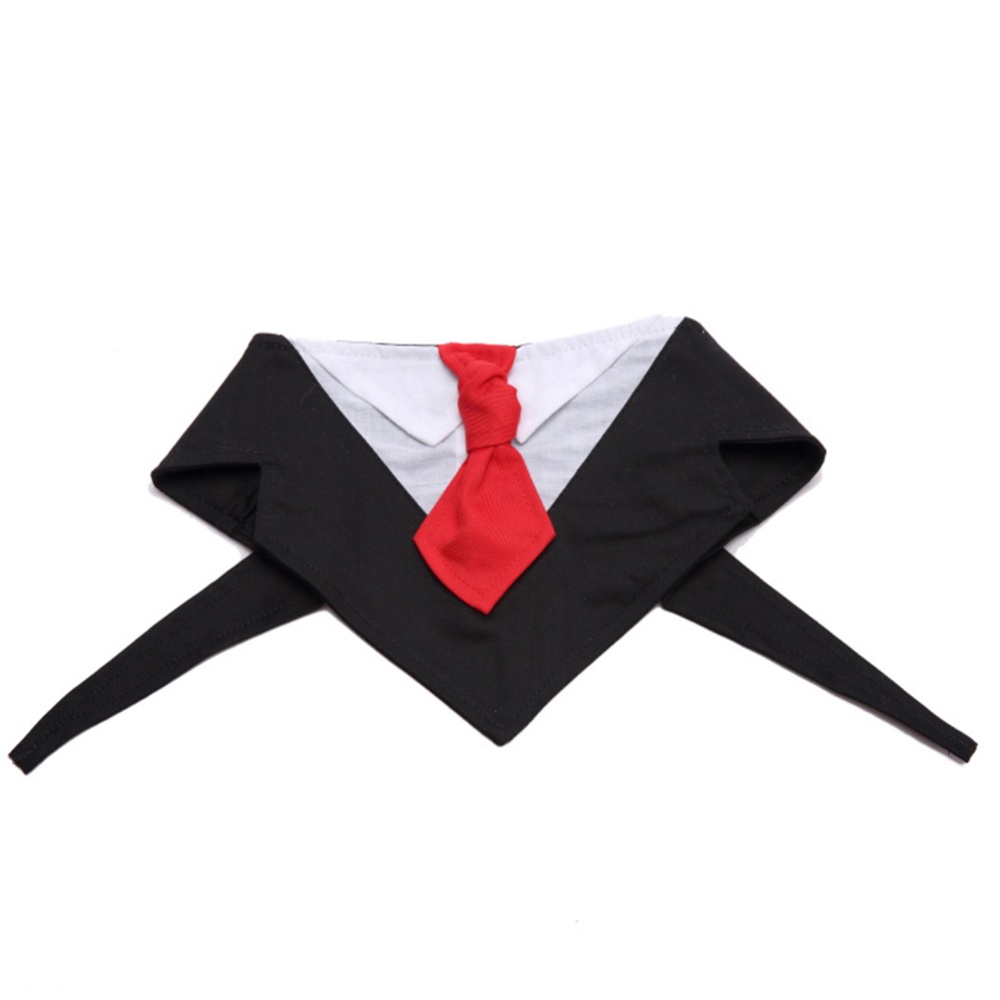 Pet Bib Saliva Suit Bowtie Tie Towel Scarf Dog Cat Spring Summer Clothes Puppy Supply