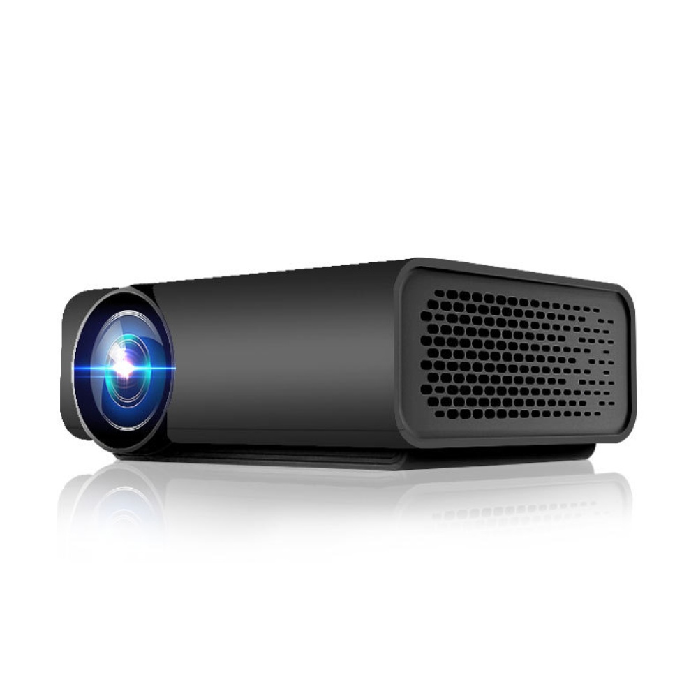 YG520 Snyc Display Smartphone Projector Mini LCD LED 1080P HDMI USB AV SD Home Theater white_EU Plug - Image 2