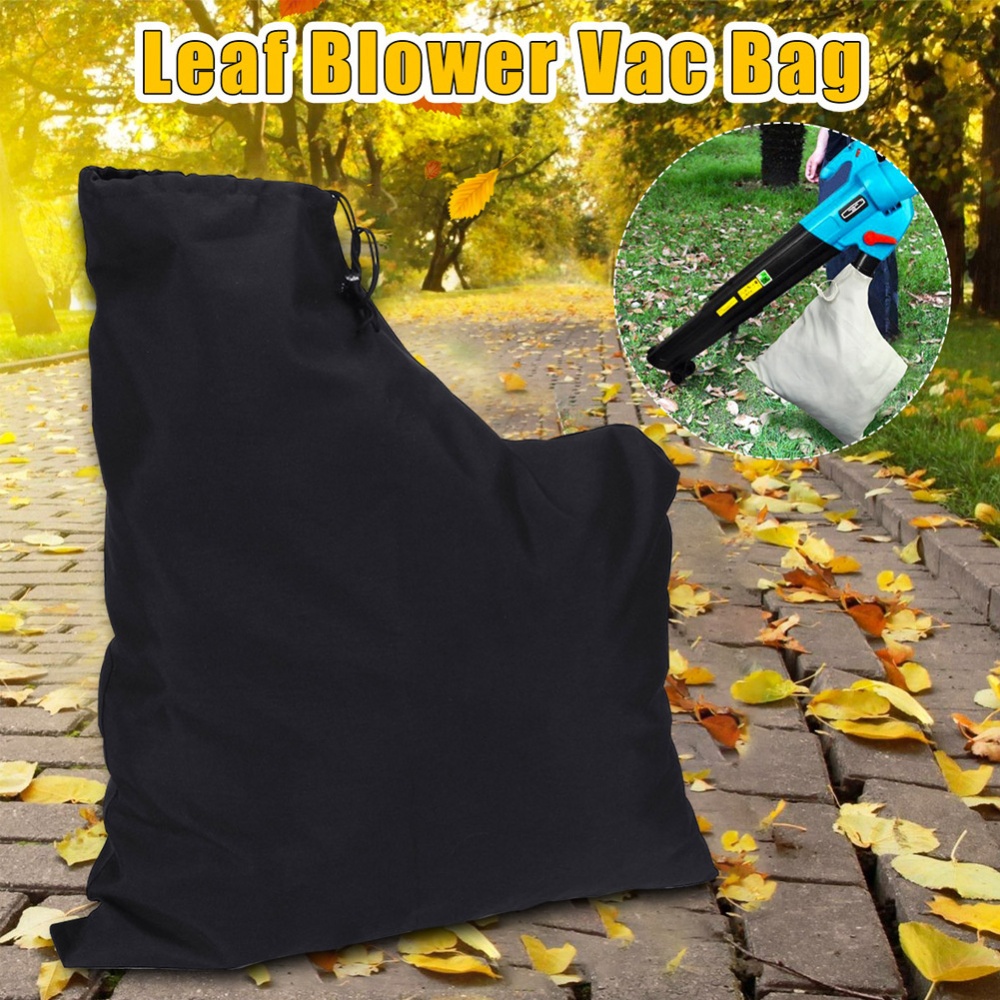 Leaf Blower Vacuum Cleaner Bag Street Cleaning Storage Container Garden Accessories Black upgrade