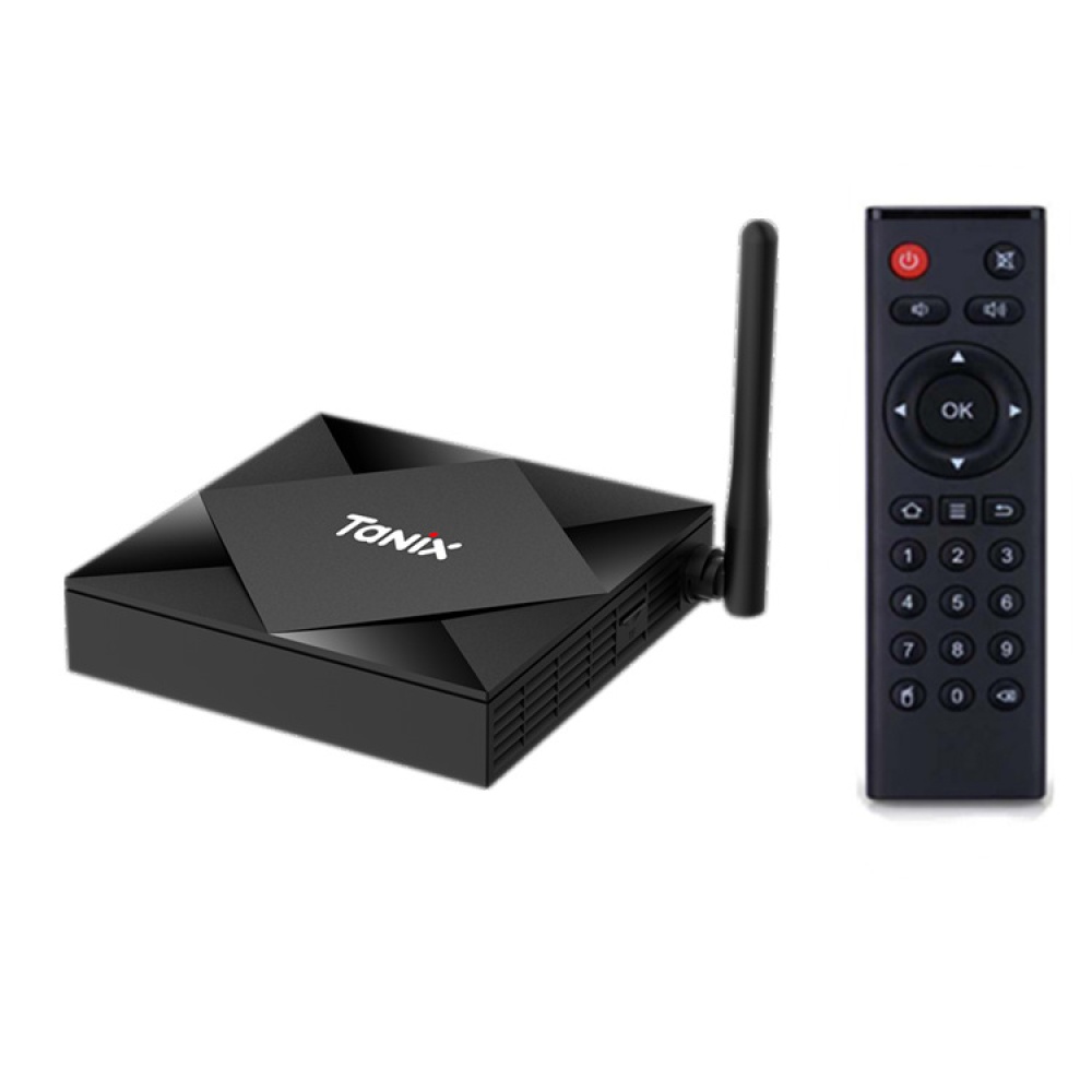 TX6S TV BOX Android 10 Smart tv box 4GB RAM 32GB 64GB ROM TVBox Allwinner H616 Quad Core Box H.265 4K Media player 2GB 8GB black_2GB +