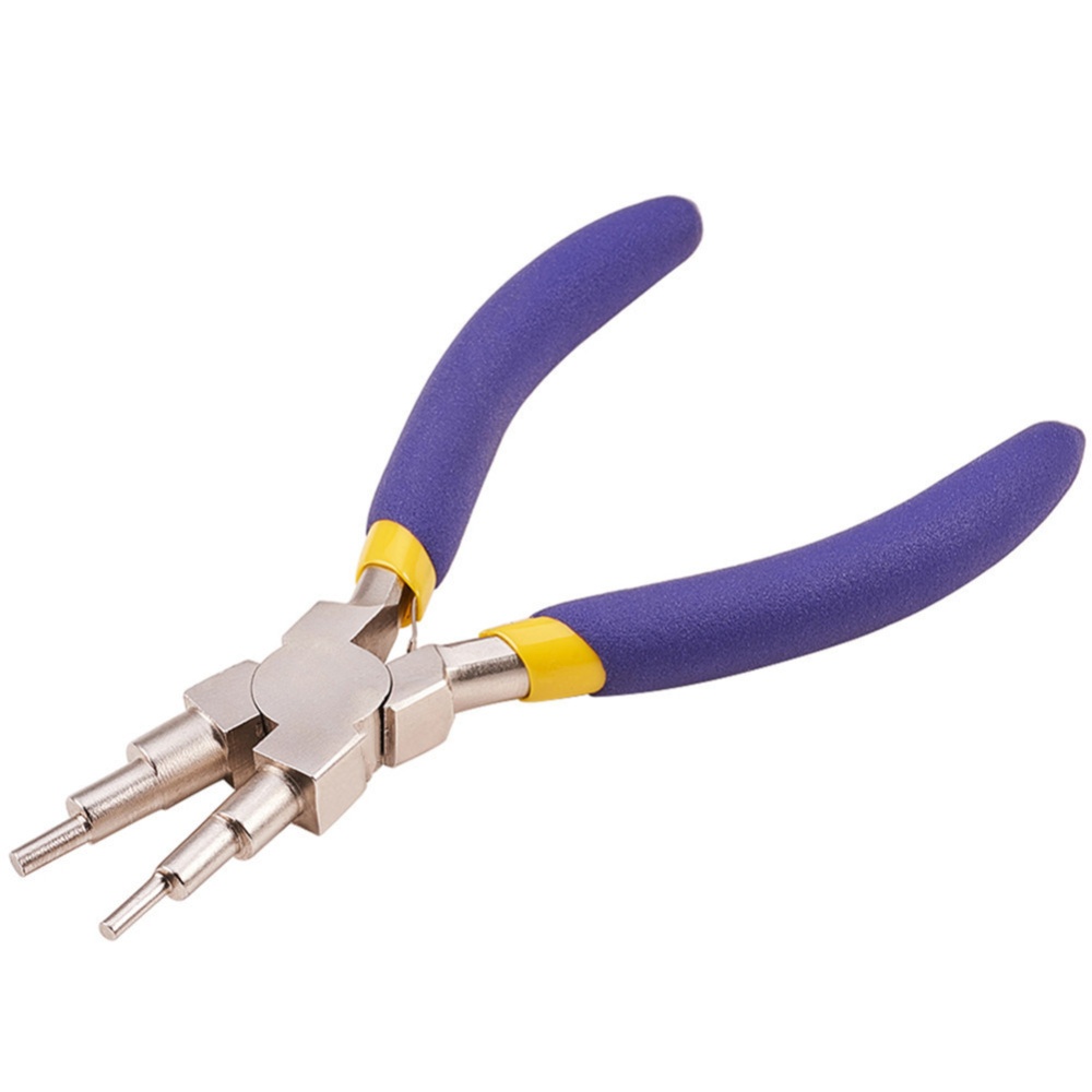 Pliers Wire Looping Forming With Non-slip Handle For DIY Jewellery Loops Jump Rings Purple handle
