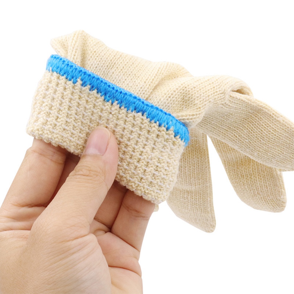 10 Pair Cotton Yarn Gloves Knitted Non-slip Wear-resistant Thicked Protective - Image 2