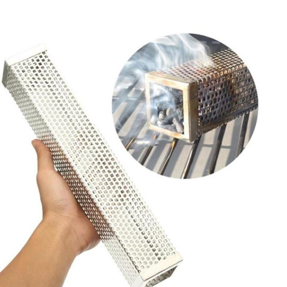 Stainless Steel Bbq Smoker Tube Hexagonal Barbecue 6 inch square