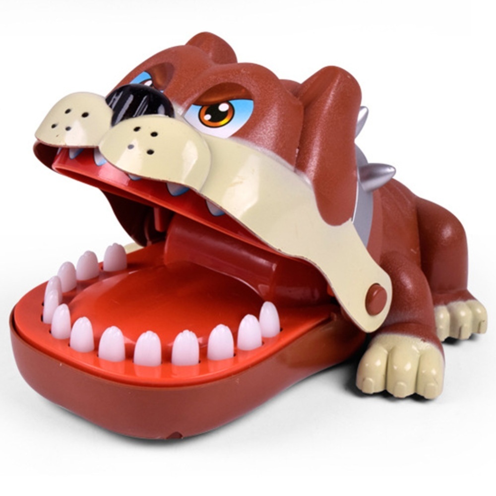 Cute Spoof Bite Fingers Games Funny Cartoon Animal-head Lighting Eyes Sounds Stress Relief Toy For Kids Party Props (random Colors) Vicious