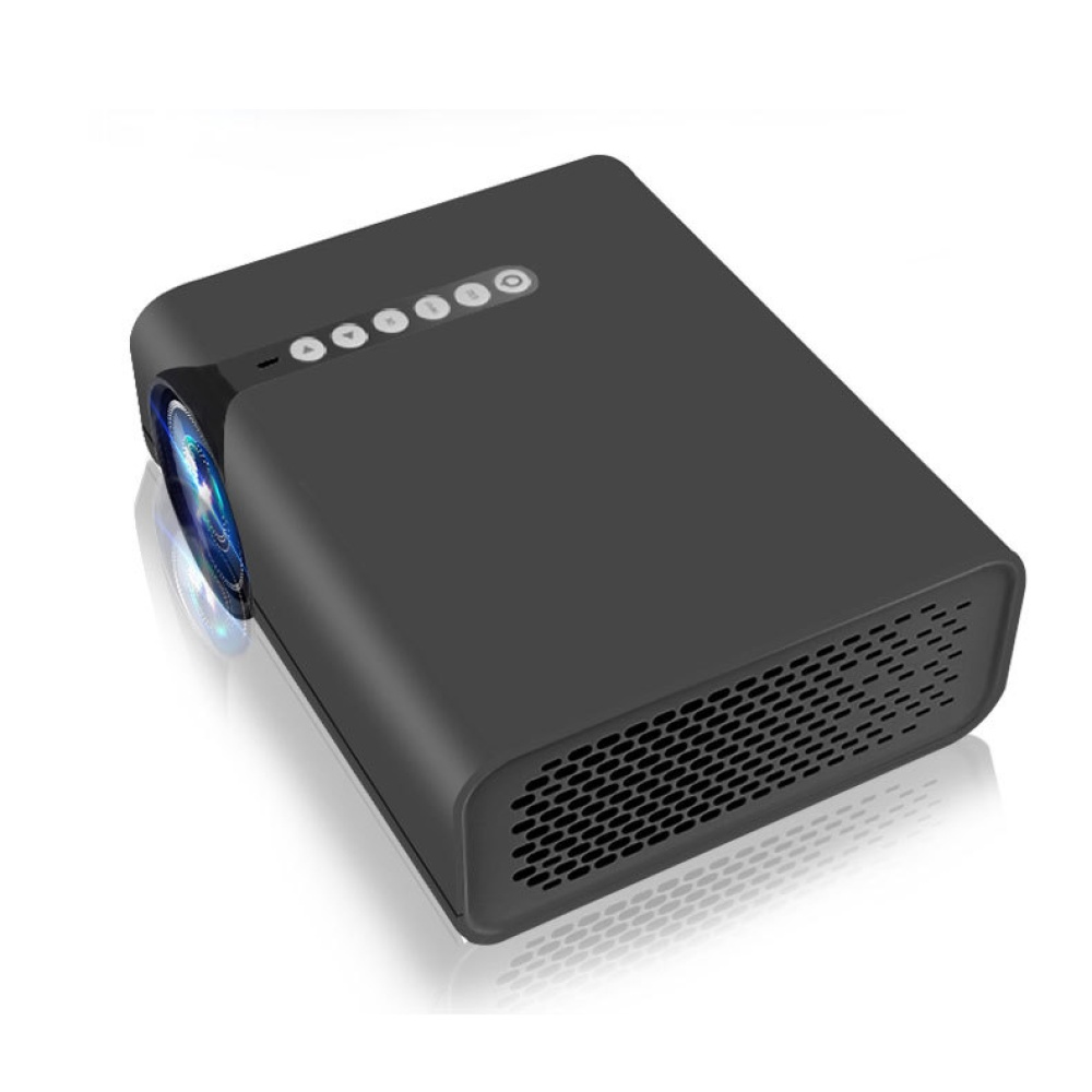 YG520 Mini LED Projector 1080P HDMI USB AV SD Snyc Display with Smartphone Home Theater black_EU Plug - Image 2