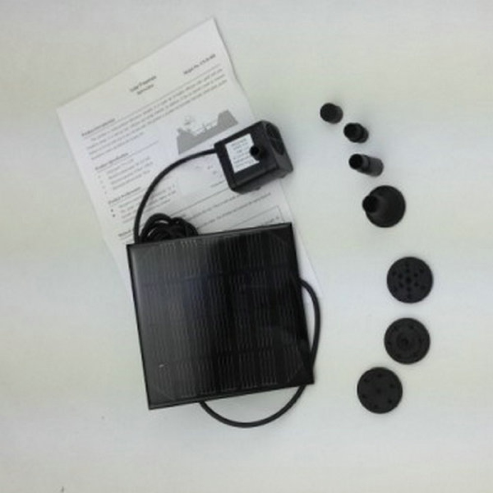 Solar Powered Fountain Pump, 7V Energy-Saving Submersible Water Pumps For Garden Pond - Image 2