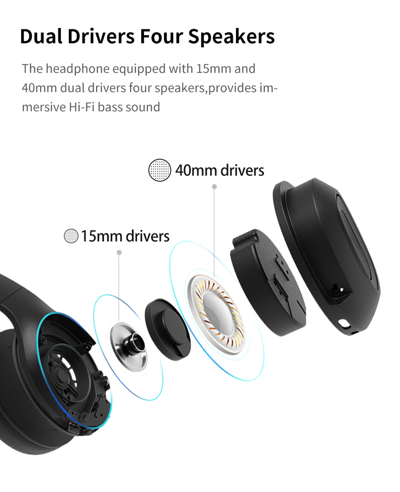 DACOM HF002 original Casque sans fil - Noir - Image 2