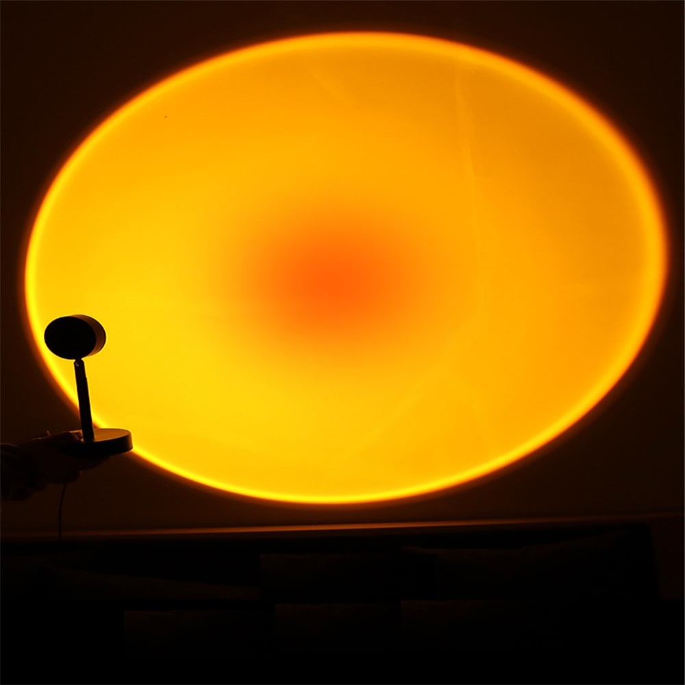 Sunset Projection Lamp Color-changing App Control Usb 180 Degree Rotation red height 27cm - Image 2