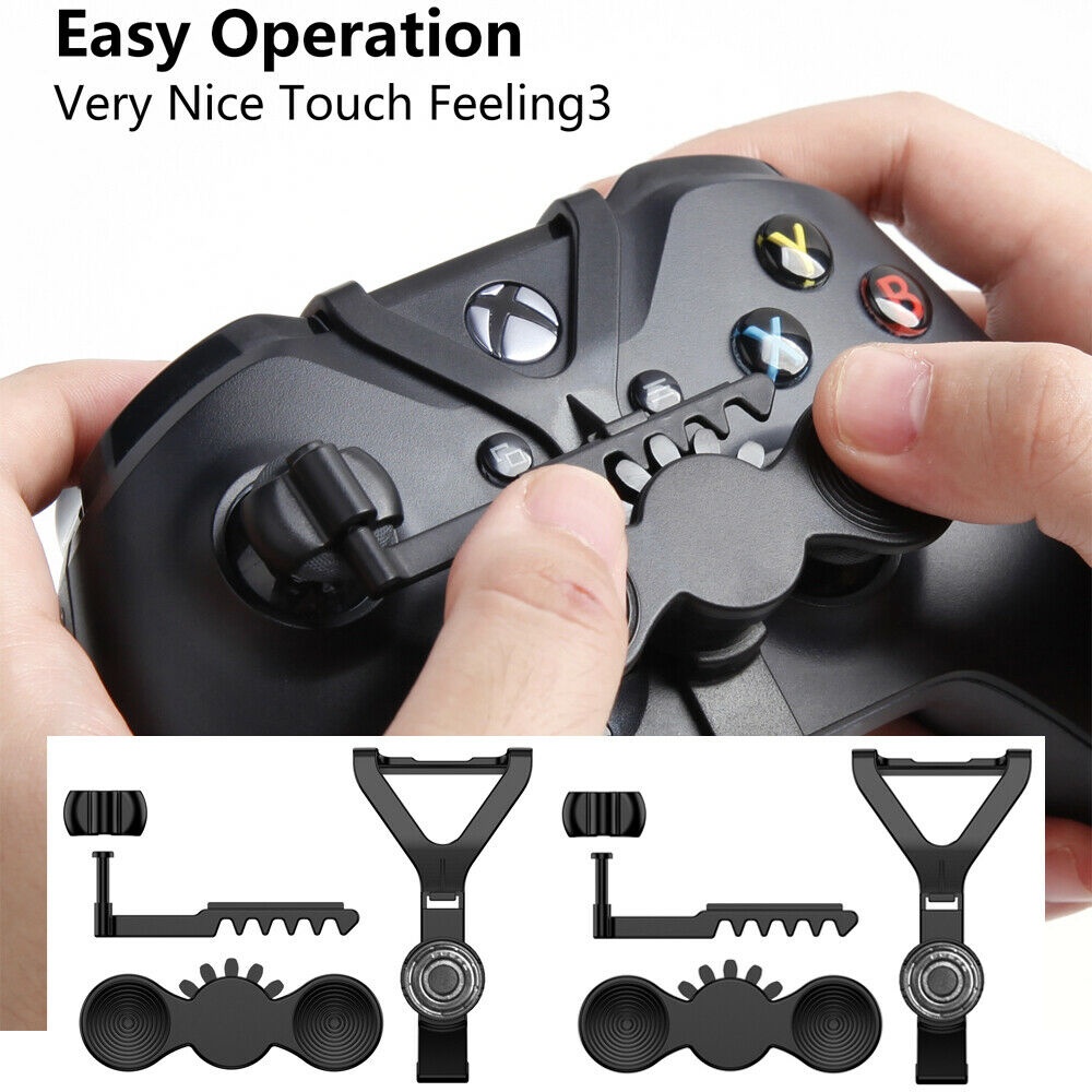 Mini Steering Wheel Xbox One S/X Controller Add-on Replacement Accessories black - Image 2