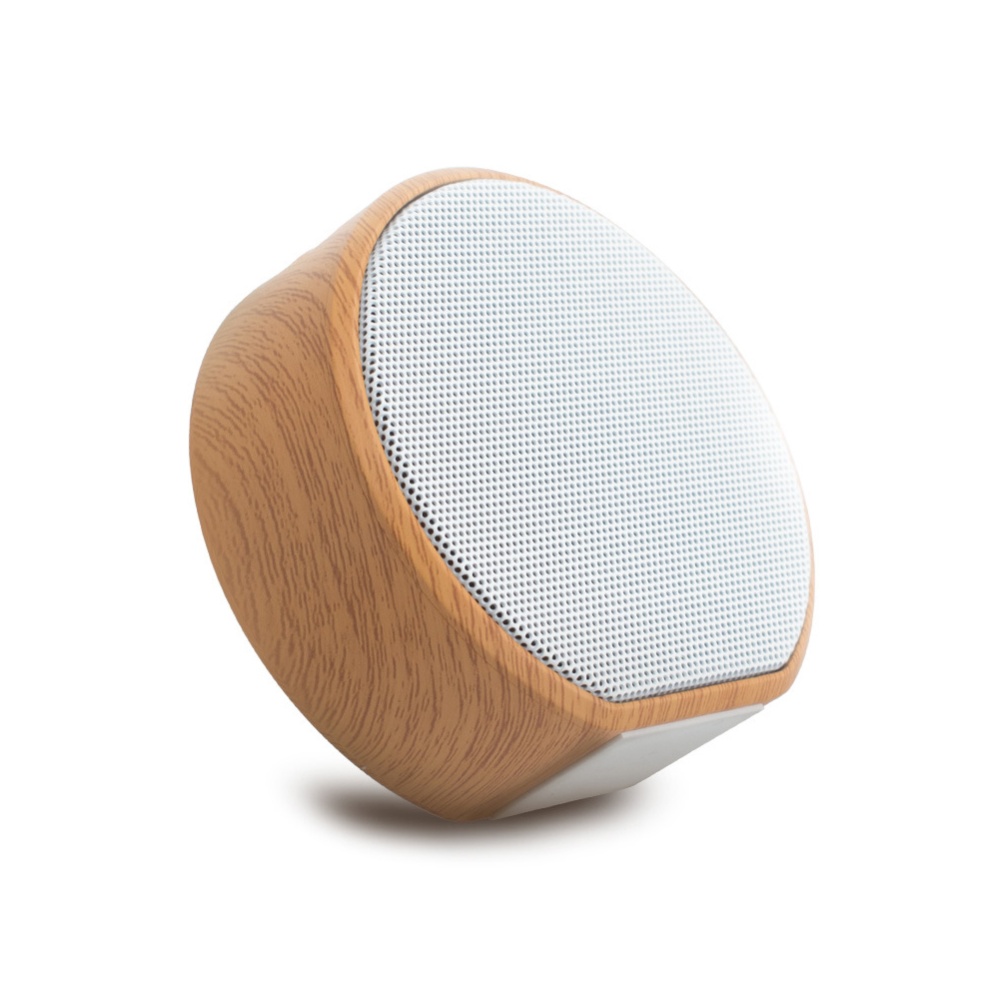 Mini Bluetooth Wireless Wood Grain Speaker Support TF Card Portable HiFi Stereo for Mobile Phone grain speaker white #Y1-YM-02D_Official sta