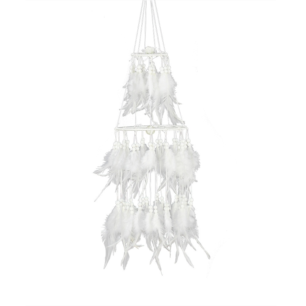 Cute Hanging Dreamcatcher Wind Chimes Pendant for Girl Room Decor Lighted - Image 2