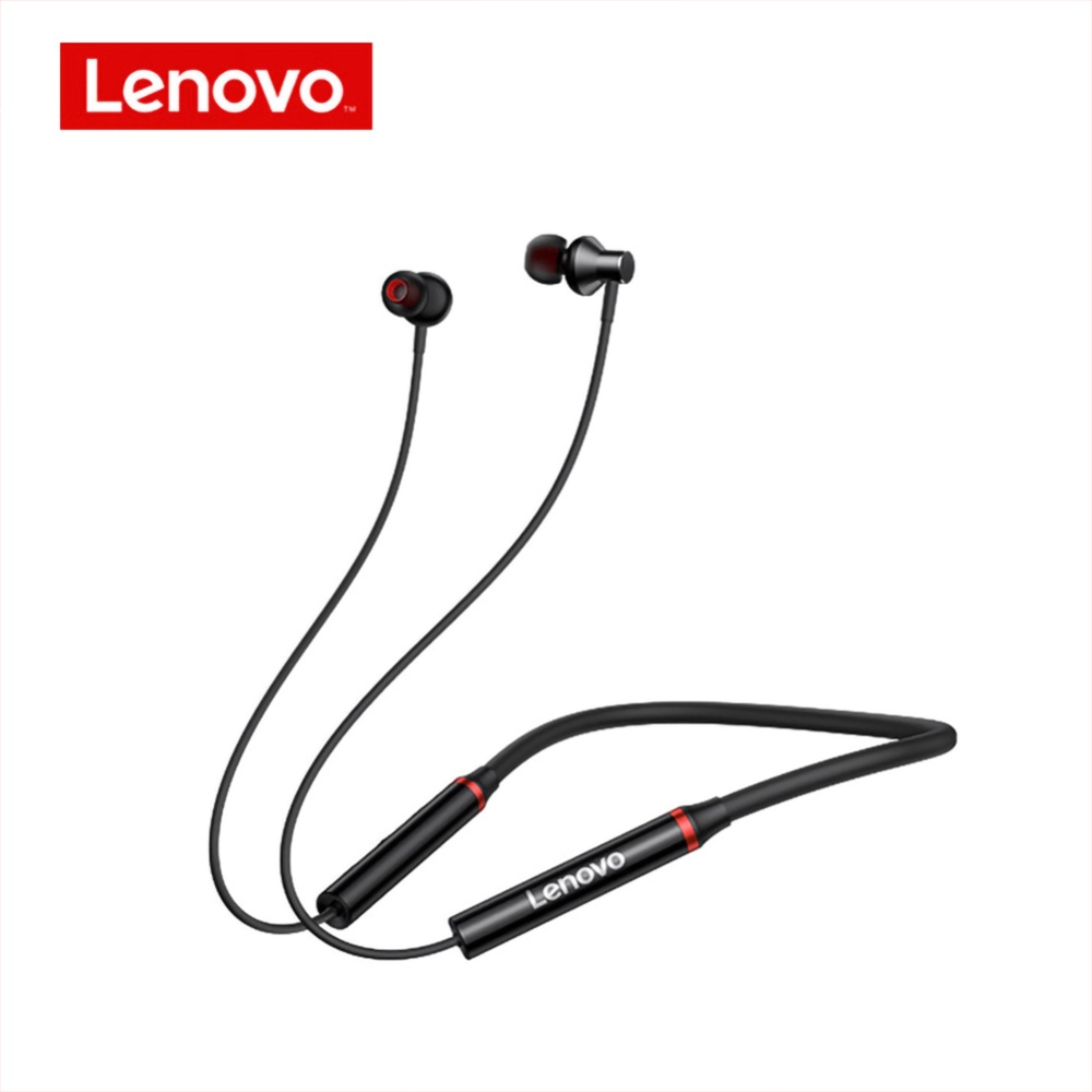 Original LENOVO HE05X Wireless Bluetooth Headset Hanging Neck Sports Black - Image 2