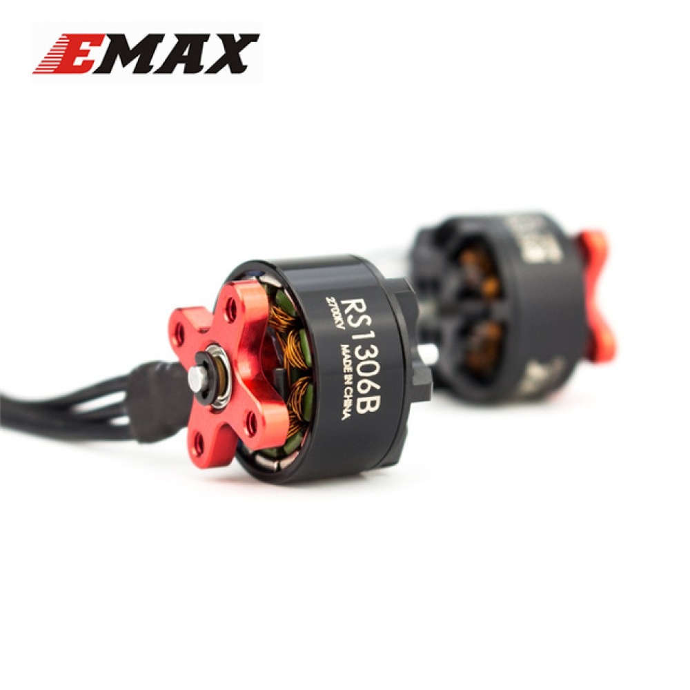 Brushless Motor EMAX 1306 RS1306 Version 2 RS1306B 2700KV/4000KV 3-4S for RC MultiRotor Fpv Racing Drone Spare Part 2700KV 4pcs - Image 2