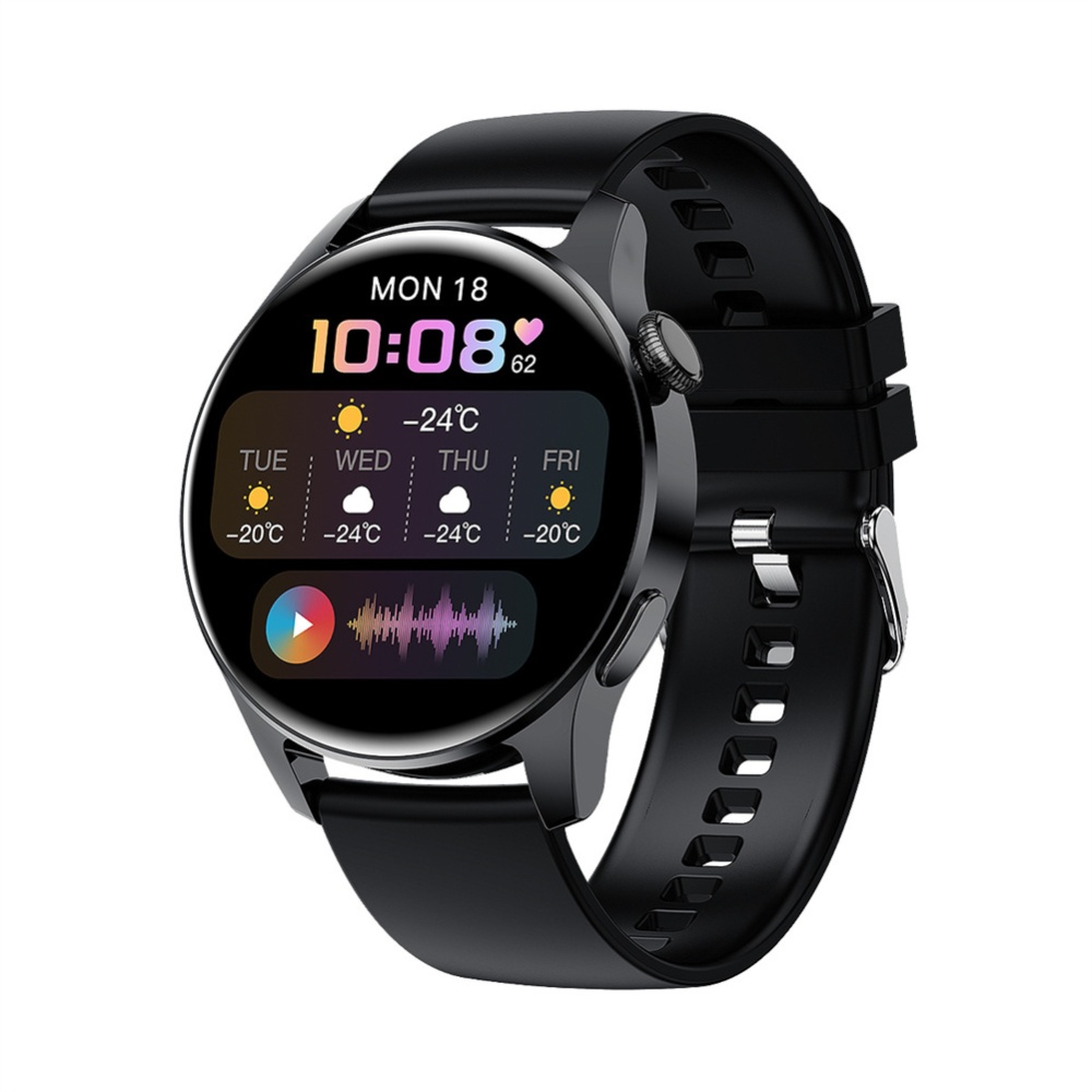 I29 Smart Bracelet Music Control Bluetooth Call Sports Smartwatch Black
