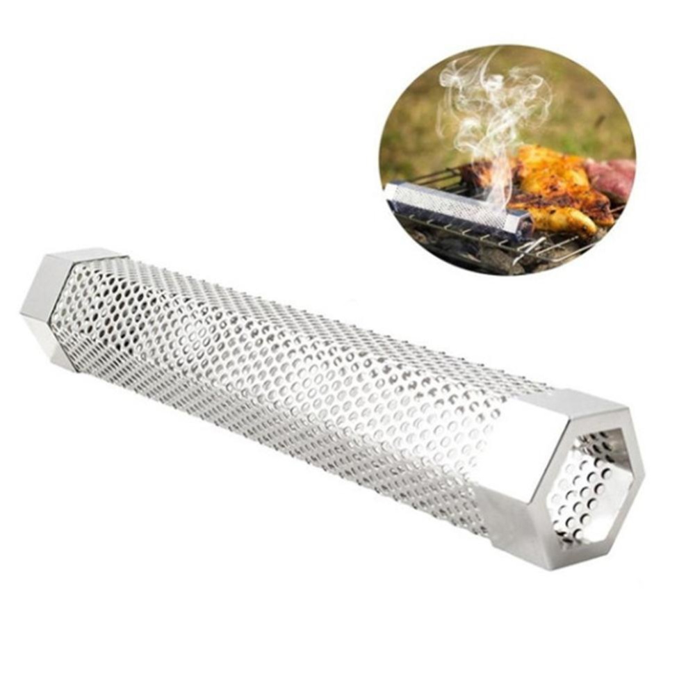 Stainless Steel Bbq Smoker Tube Hexagonal Barbecue 6 inch hexagon