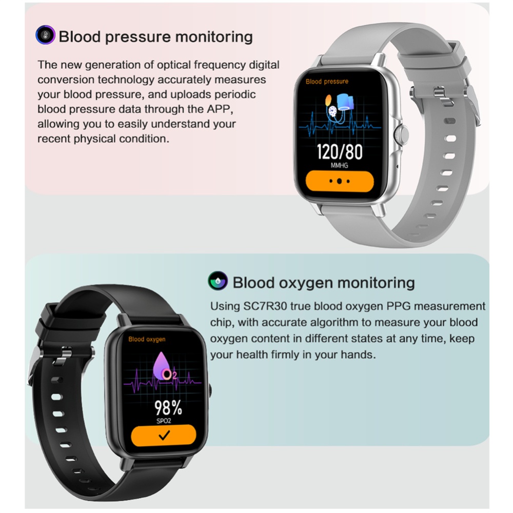 Gt50 Intelligent Watch Bluetooth-compatible Call Ip67 Waterproof Heart Rate Blood Pressure Oxygen Monitoring Smartwatch black steel belt - Image 4