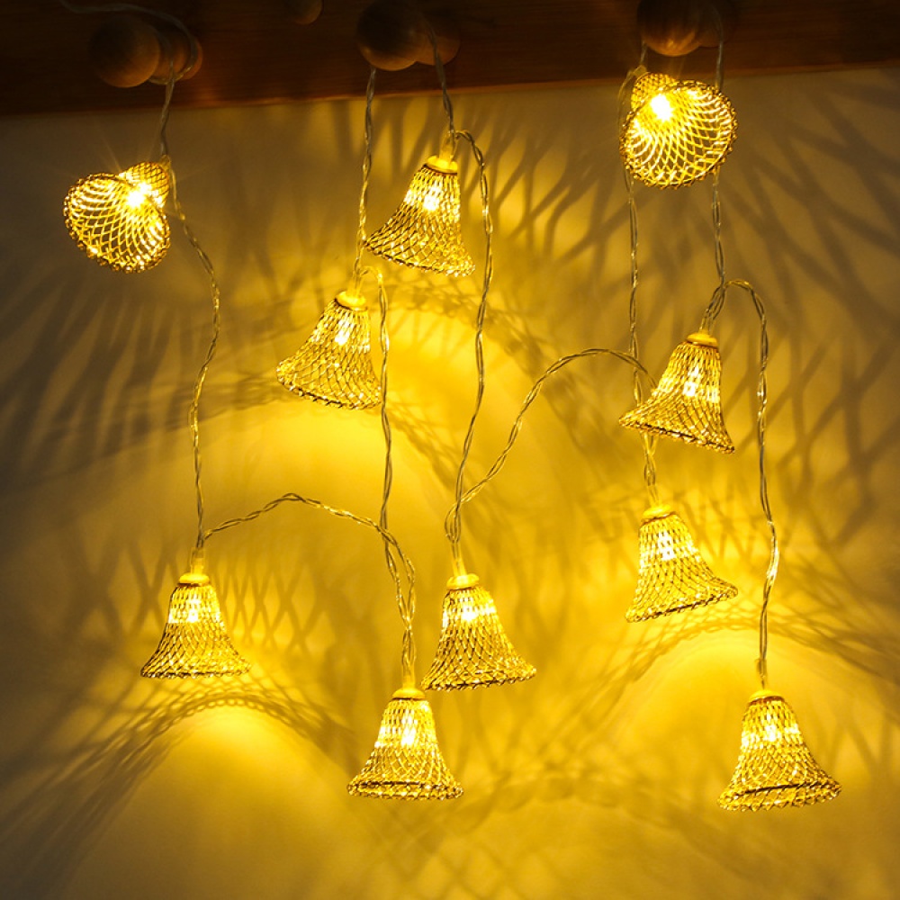 LED String Lights Battery Powered Outdoor Decoration for Holiday Wedding Christmas Halloween yellow