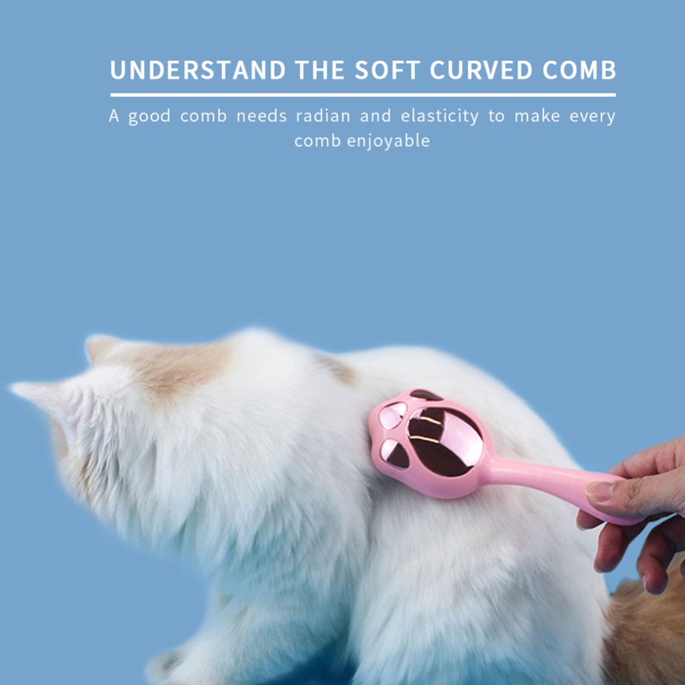 Cat Comb Shell For Floating Hair Removal Tools Pet Device blue - Image 3